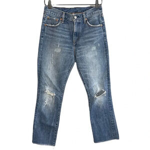 Levi’s Women’s Wedgie Fit Straight Leg Distressed Jeans Size 26